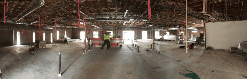 View of construction activity at our new community center in Downtown Phoenix!